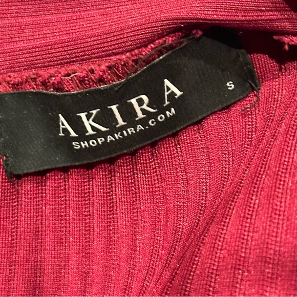 Akira burgundy dress - Picture 5 of 5